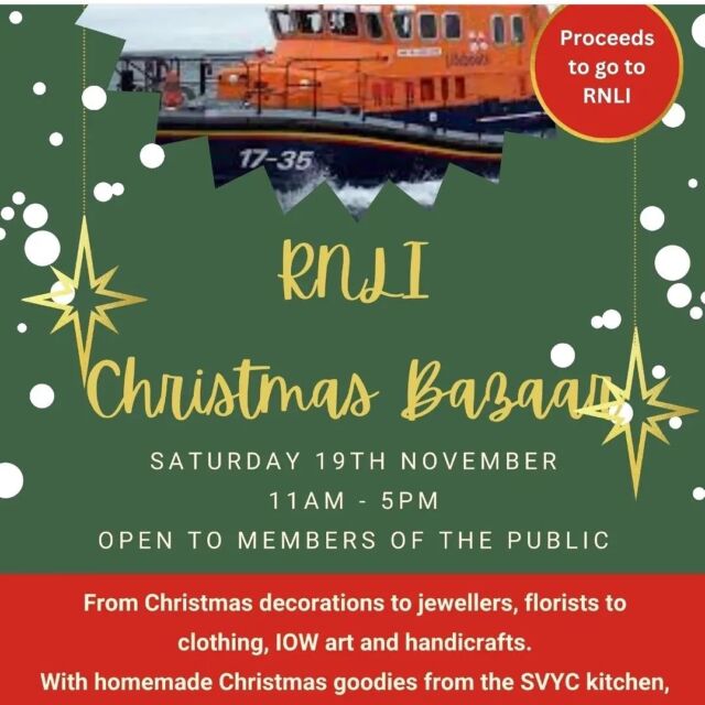 This Saturday I'm at the Seaview Yacht Club Christmas Bazaar.
It's open to the public between 11am and 5pm.

It's a great way to support the RNLI whilst having a nose around the yacht club, but also keep your carbon footprint down and support teeney weeney little island businesses like mine at the same time 🙌. And let's face it, Mr Bezos has so much money he's giving it away, so shop local 🛒 that's what I say!

#isleofwightsmallbusiness #shoplocal #handmadeontheisleofwight
